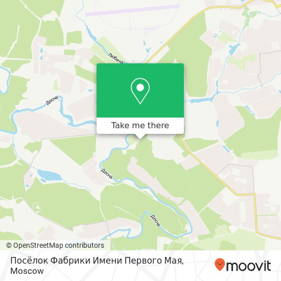 Посёлок Фабрики Имени Первого Мая map