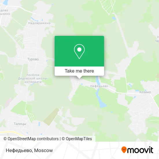Нефедьево map