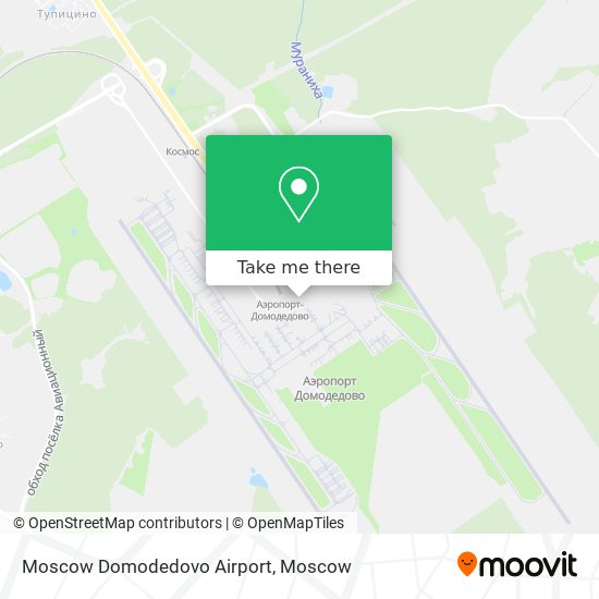 Moscow Domodedovo Airport map