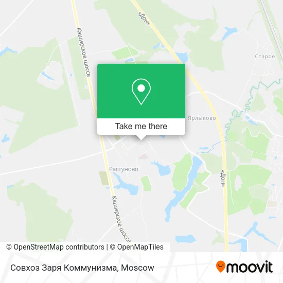 Совхоз Заря Коммунизма map
