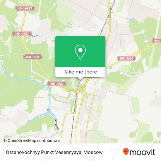 Ostanovochnyy Punkt Vesennyaya map