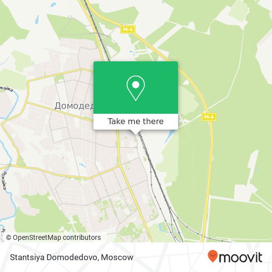 Stantsiya Domodedovo map