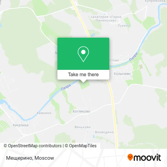 Мещерино map