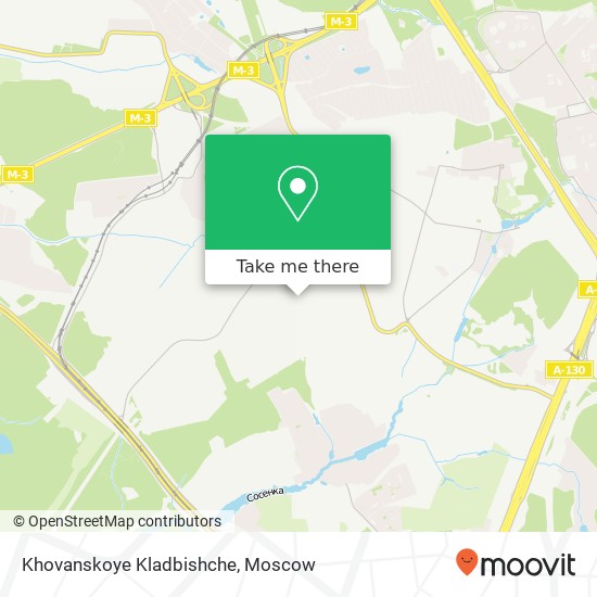 Khovanskoye Kladbishche map