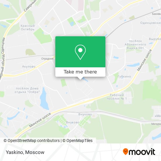Yaskino map