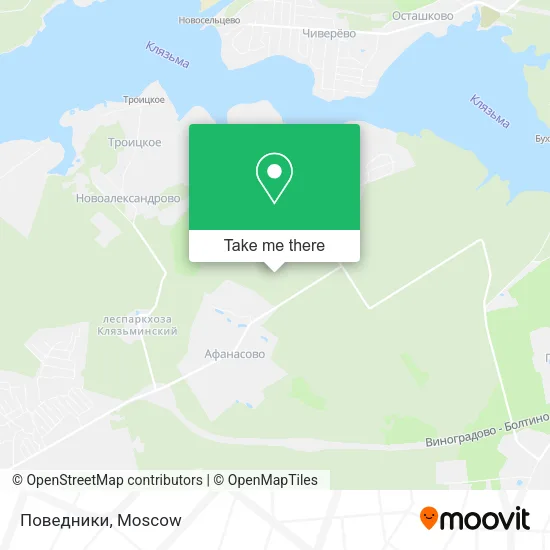 Поведники map