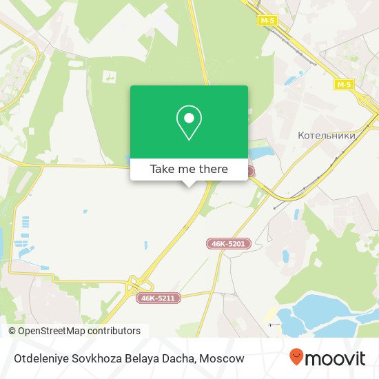 Otdeleniye Sovkhoza Belaya Dacha map