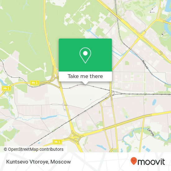 Kuntsevo Vtoroye map