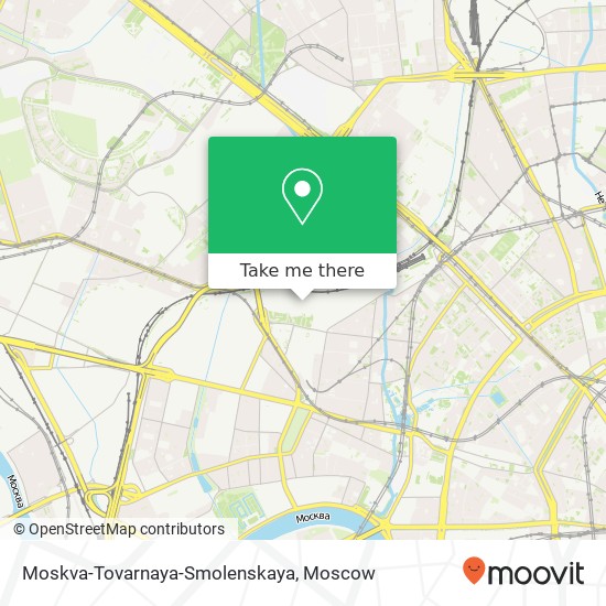 Moskva-Tovarnaya-Smolenskaya map