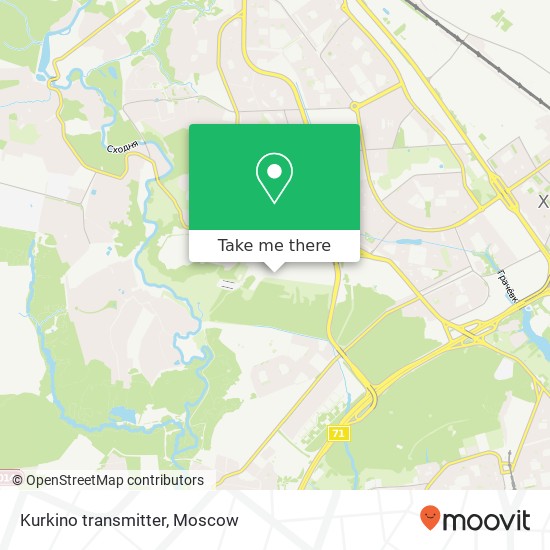 Kurkino transmitter map