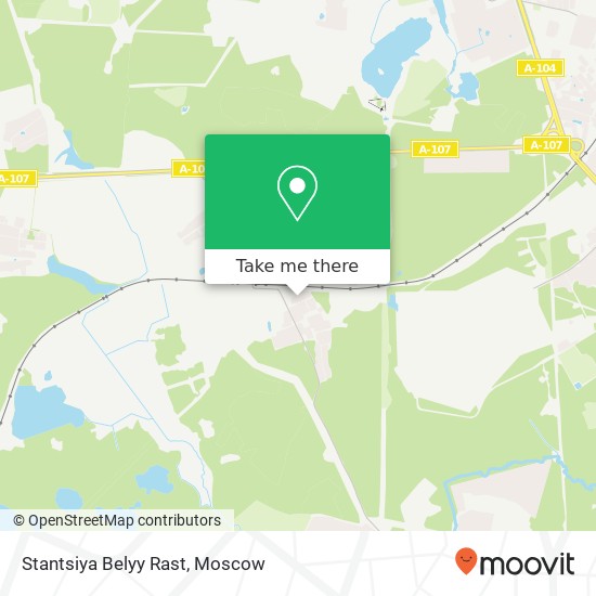 Stantsiya Belyy Rast map