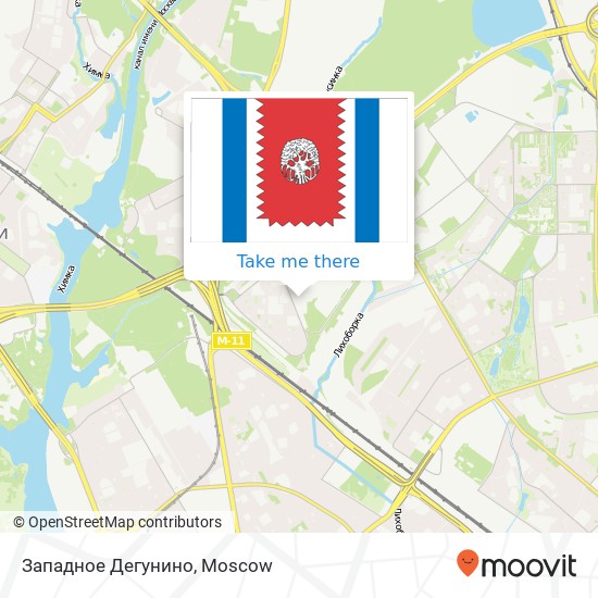 Западное Дегунино map