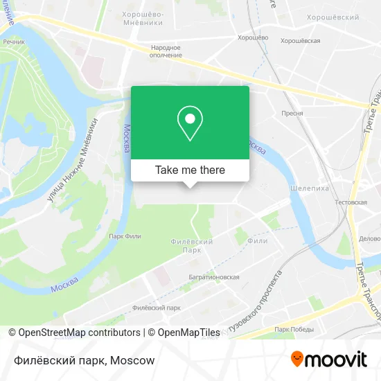 Филёвский парк map