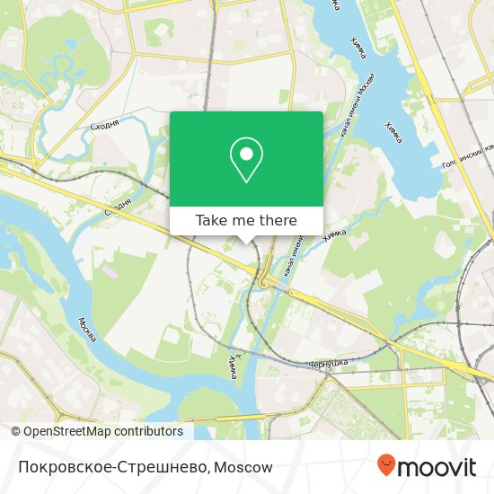 Покровское-Стрешнево map