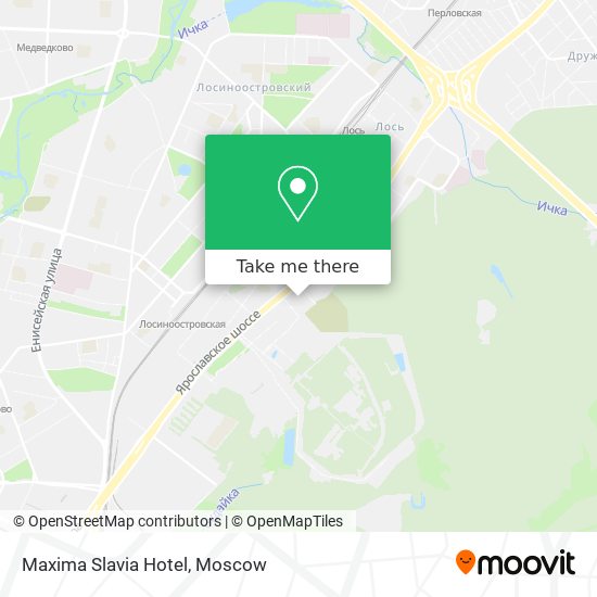 Maxima Slavia Hotel map