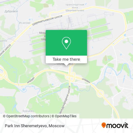Park Inn Sheremetyevo map