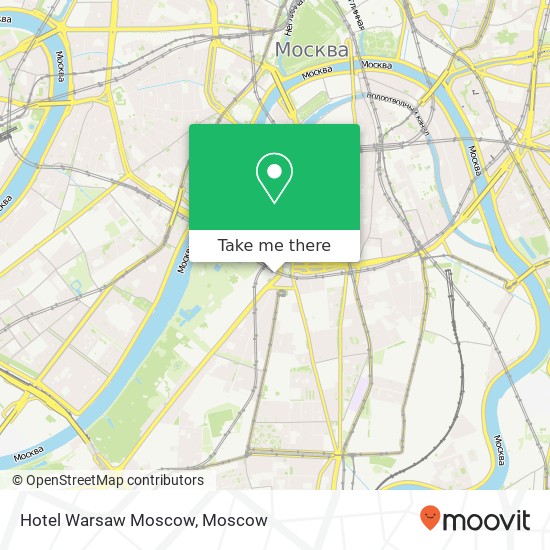 Hotel Warsaw Moscow map