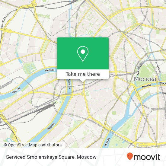 Serviced Smolenskaya Square map