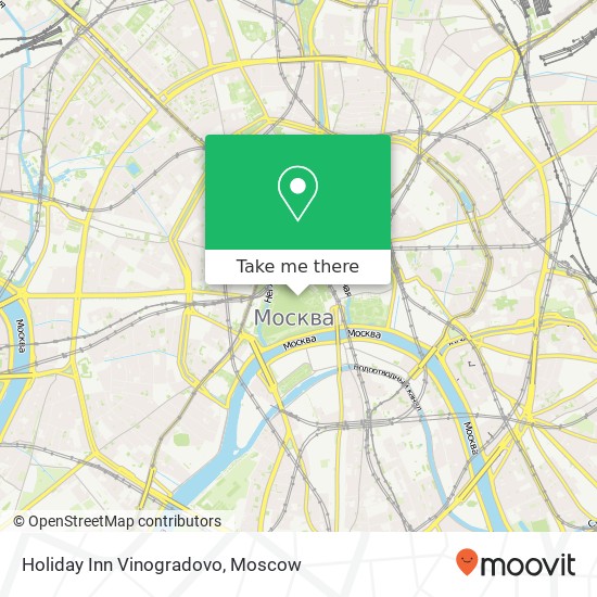 Holiday Inn Vinogradovo map