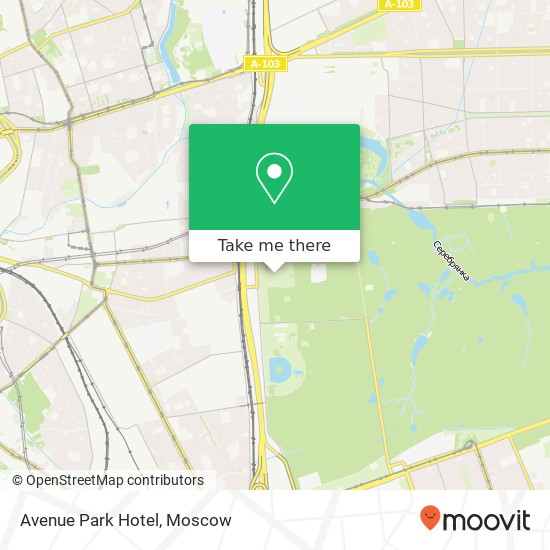 Avenue Park Hotel map