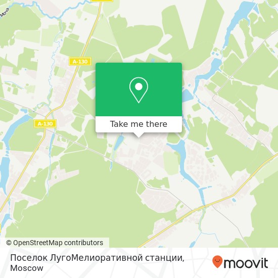 Поселок ЛугоМелиоративной станции map