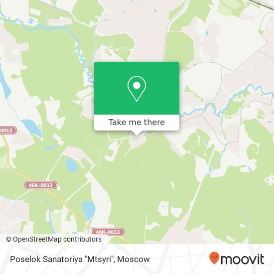 Poselok Sanatoriya "Mtsyri" map