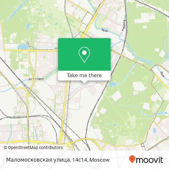 Маломосковская улица, 14с14 map