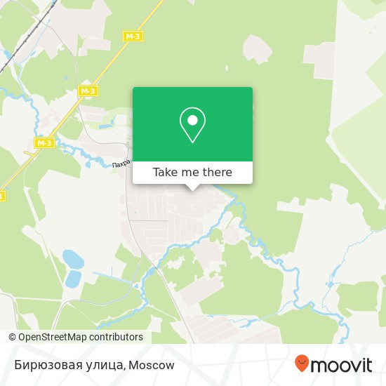 Бирюзовая улица map