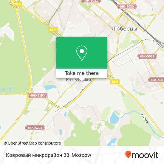 Ковровый микрорайон 33 map