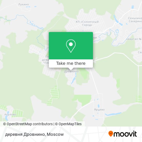 деревня Дровнино map