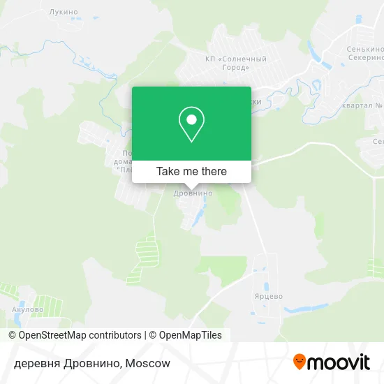 деревня Дровнино map