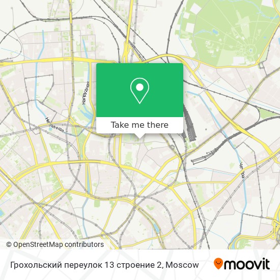 Грохольский переулок 13 строение 2 map