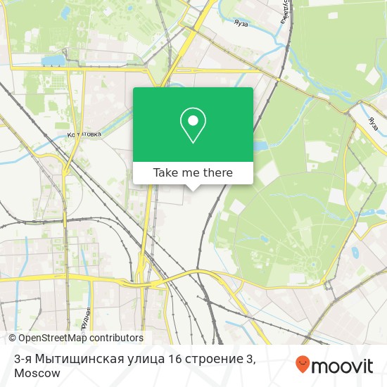 3-я Мытищинская улица 16 строение 3 map