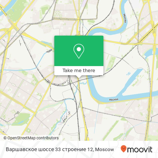 Варшавское шоссе 33 строение 12 map