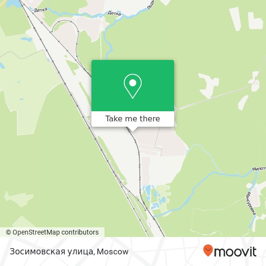 Зосимовская улица map