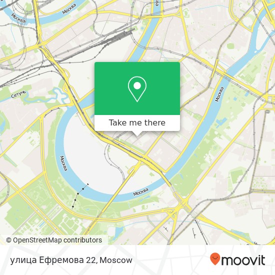 улица Ефремова 22 map