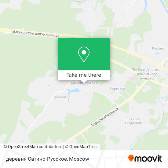 деревня Сатино-Русское map