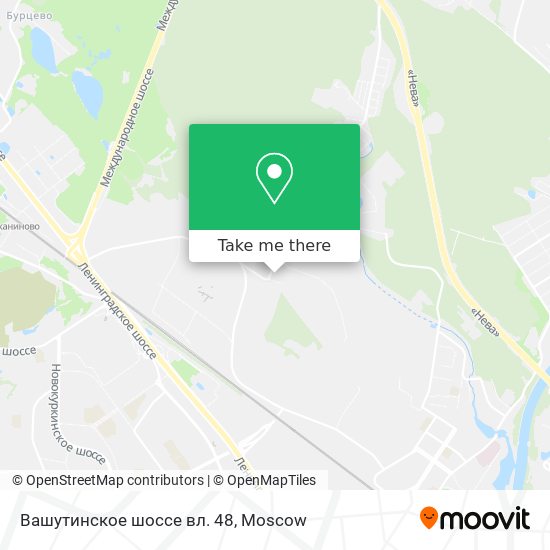 Вашутинское шоссе вл. 48 map