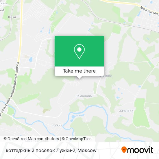 коттеджный посёлок Лужки-2 map