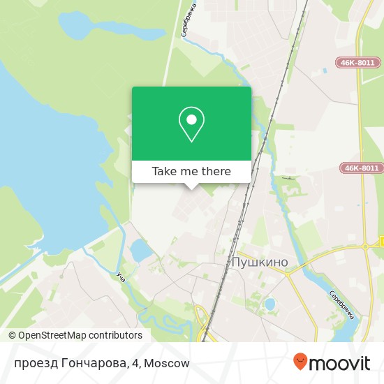 проезд Гончарова, 4 map