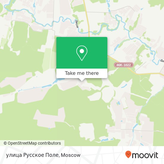 улица Русское Поле map