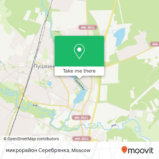 микрорайон Серебрянка map