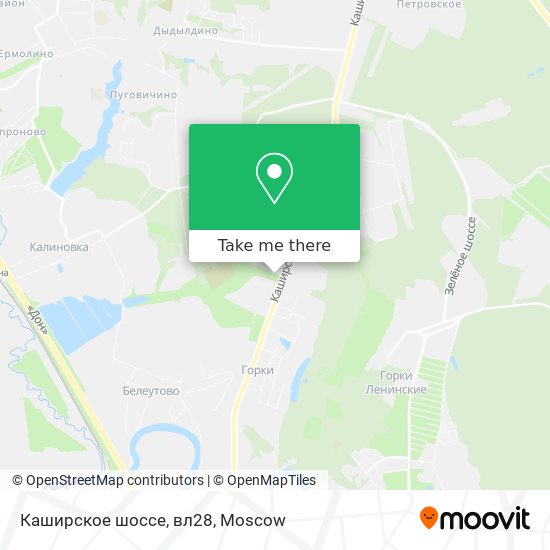 Каширское шоссе, вл28 map