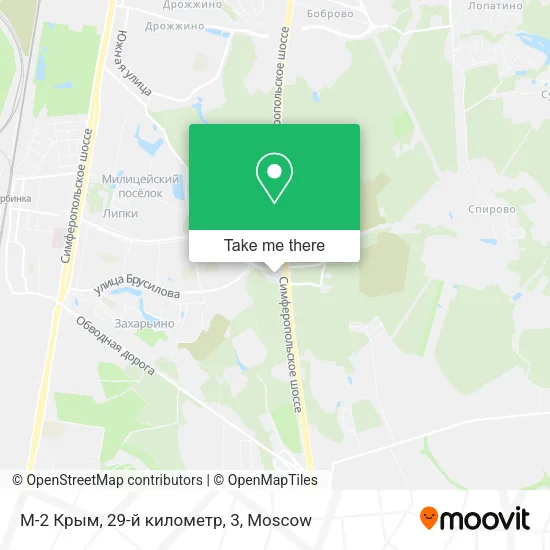 М-2 Крым, 29-й километр, 3 map