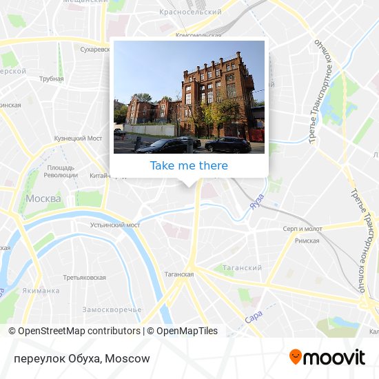 переулок Обуха map