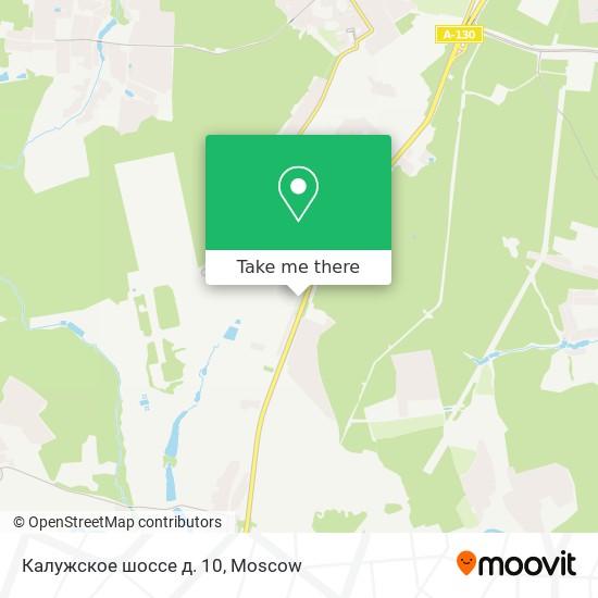 Калужское шоссе д. 10 map