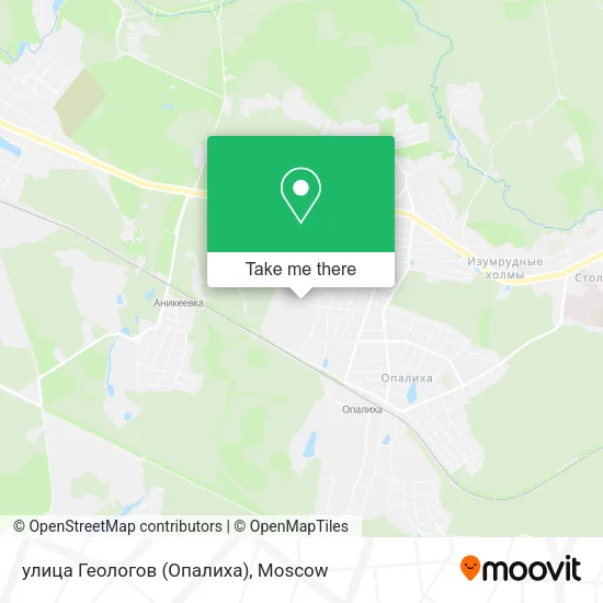 улица Геологов (Опалиха) map