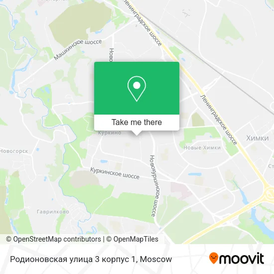 Родионовская улица 3 корпус 1 map