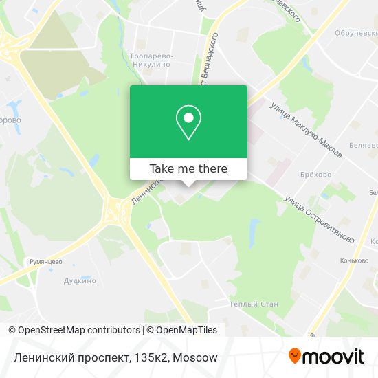 Ленинский проспект, 135к2 map
