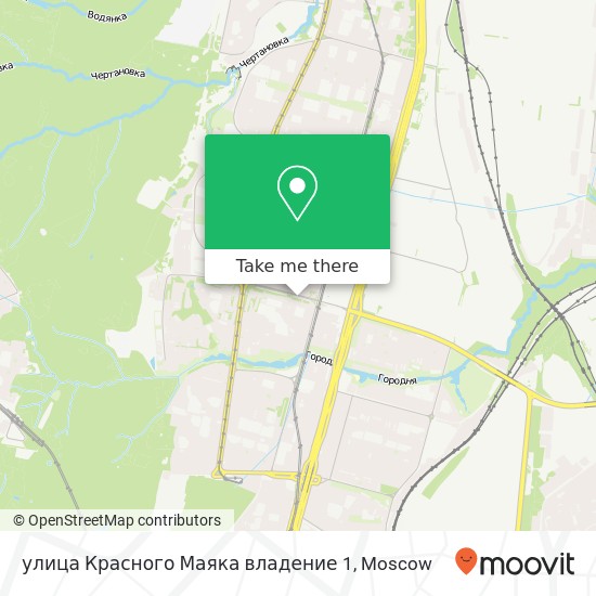 улица Красного Маяка владение 1 map